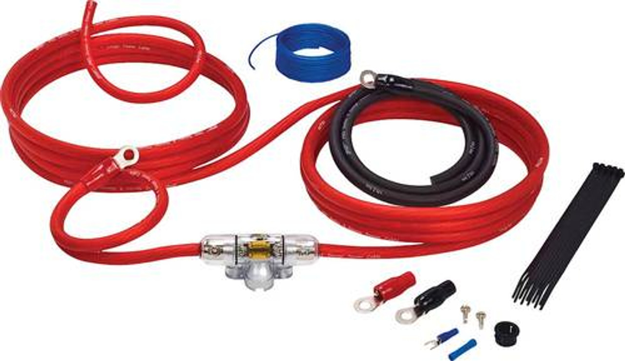 Stinger - 4000 Series 4GA Power Amplifier Wiring Kit - Red