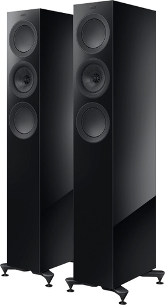 KEF - R5 Meta Floorstanding Loudspeaker (Each) - Black