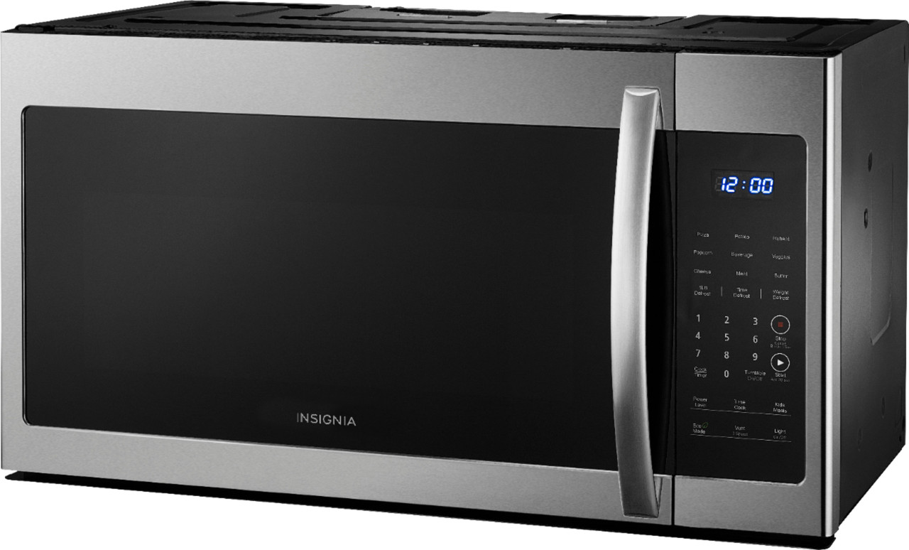 Insignia - 1.6 Cu. ft. Over-the-range Microwave - Stainless Steel