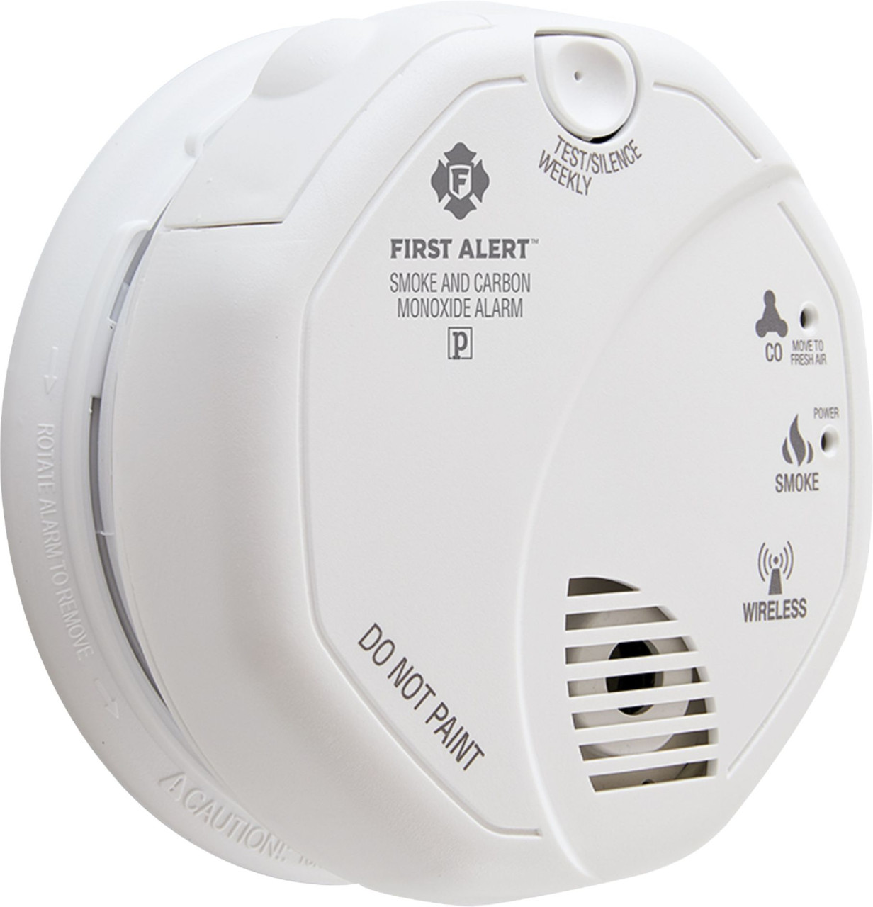 First Alert - Smoke and Carbon Monoxide Alarm - Works with Ring - White