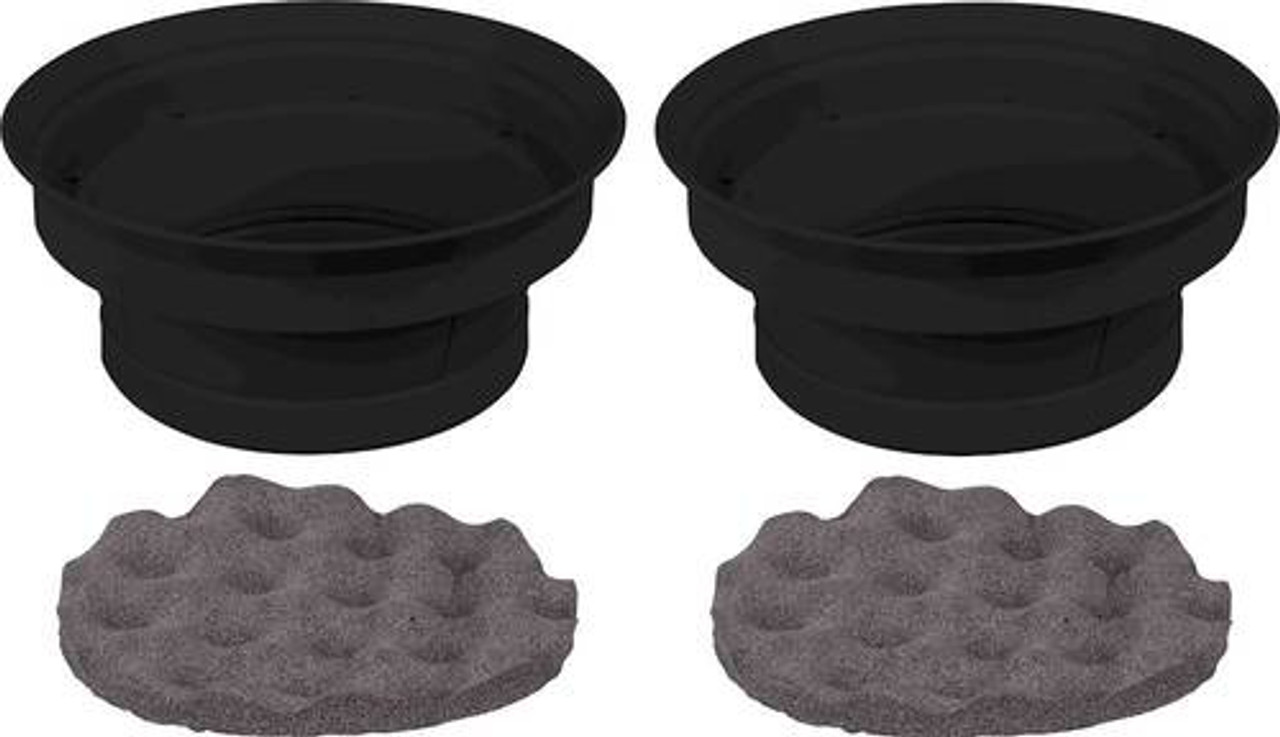 Metra - Speaker Baffle Kit for Most 6.5" Speakers (2-Pack) - Black