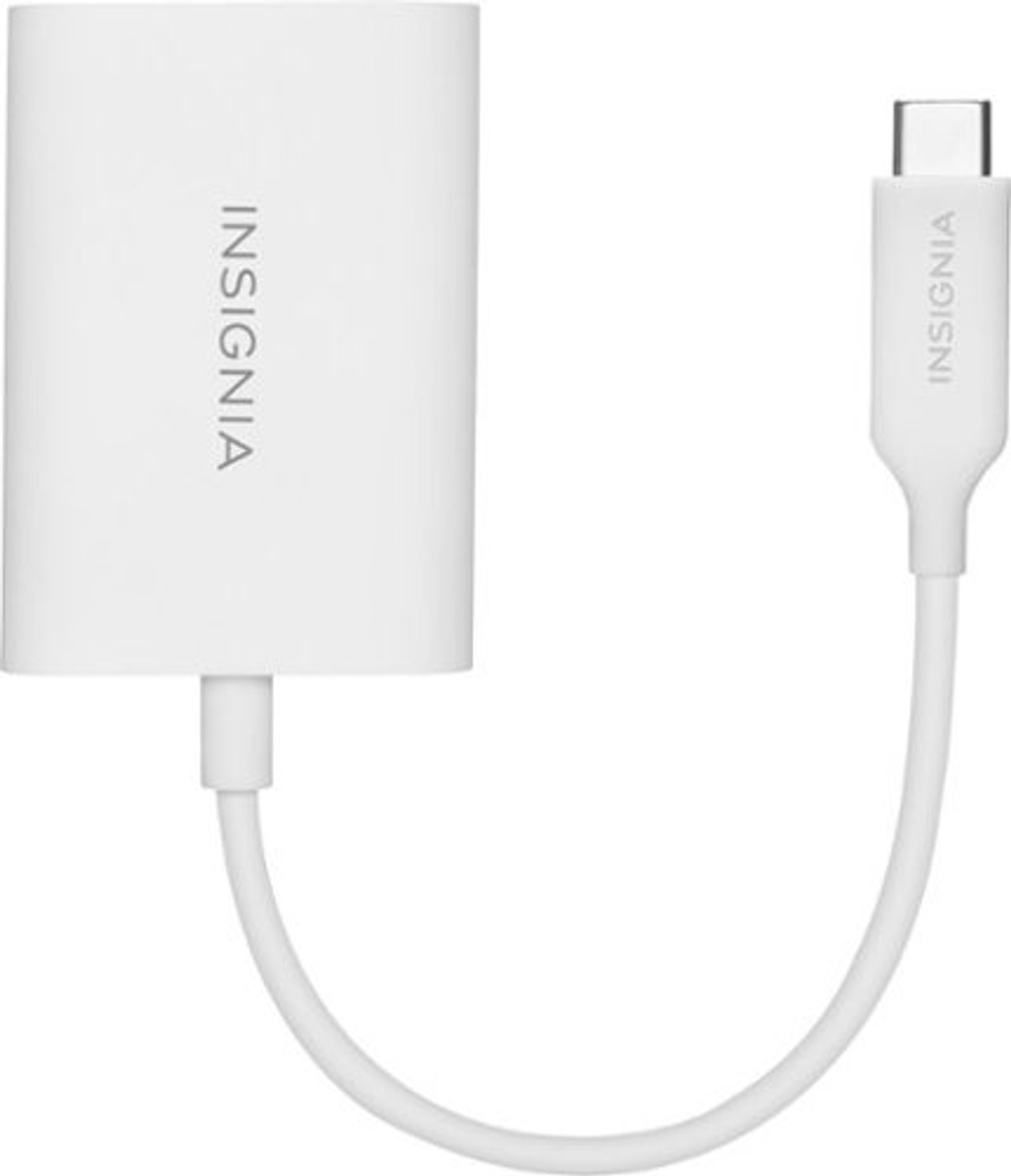 Insignia™ - USB-C-to-VGA Adapter - White