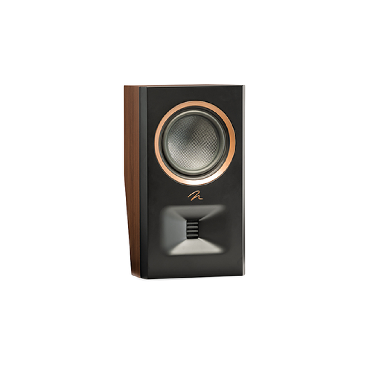 MartinLogan - Motion Series 2-Way Multi-Purpose Speaker, Gen2 Folded Motion Tweeter, 5.5” Midbass Driver, Bracket Included (Each) - Walnut