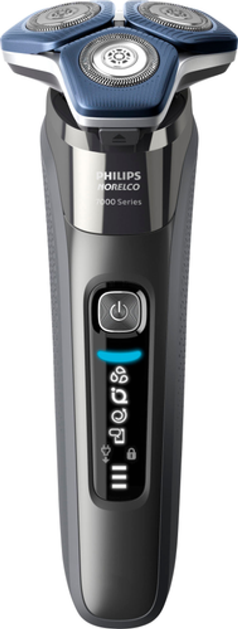 Philips Norelco Shaver 7200, Rechargeable Wet & Dry Electric Shaver with SenseIQ Technology and Pop-up Trimmer S7887/82 - Black