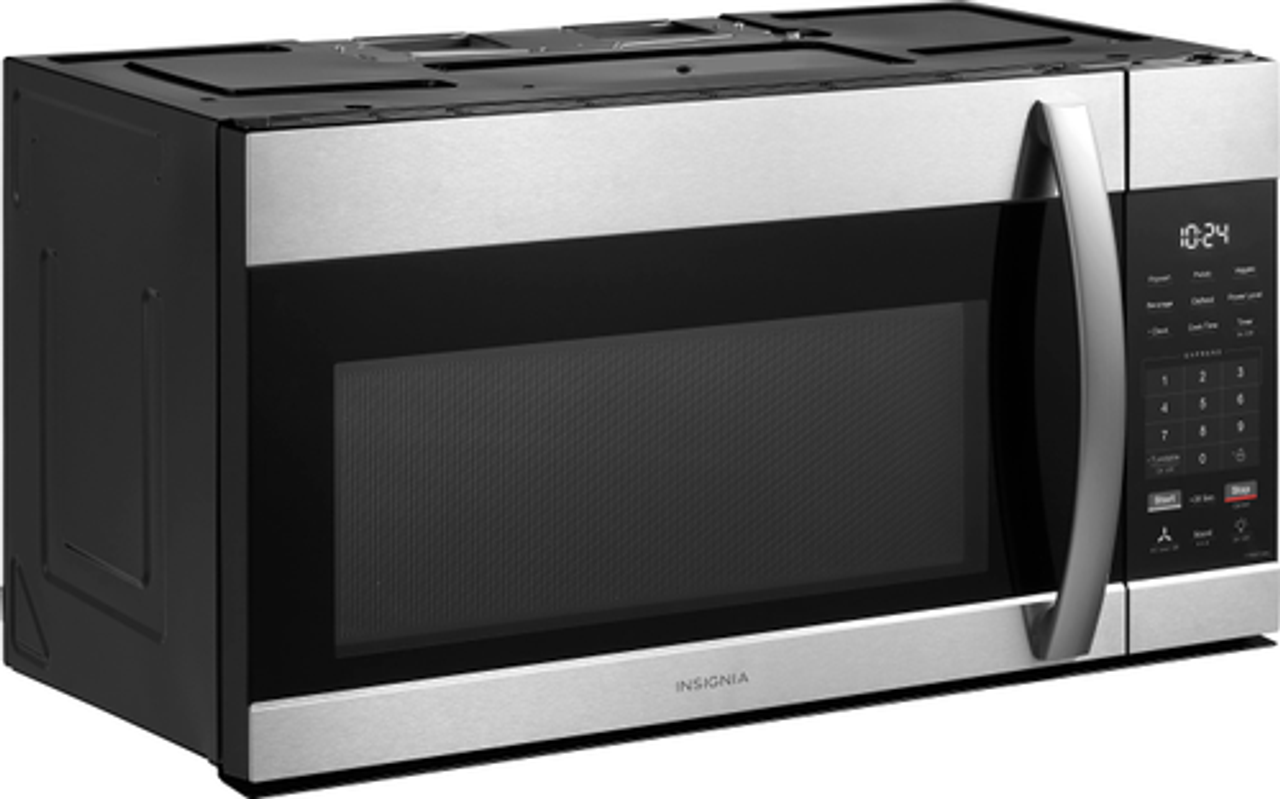 Insignia™ - 1.7 Cu. Ft. Over-the-Range Microwave - Stainless steel