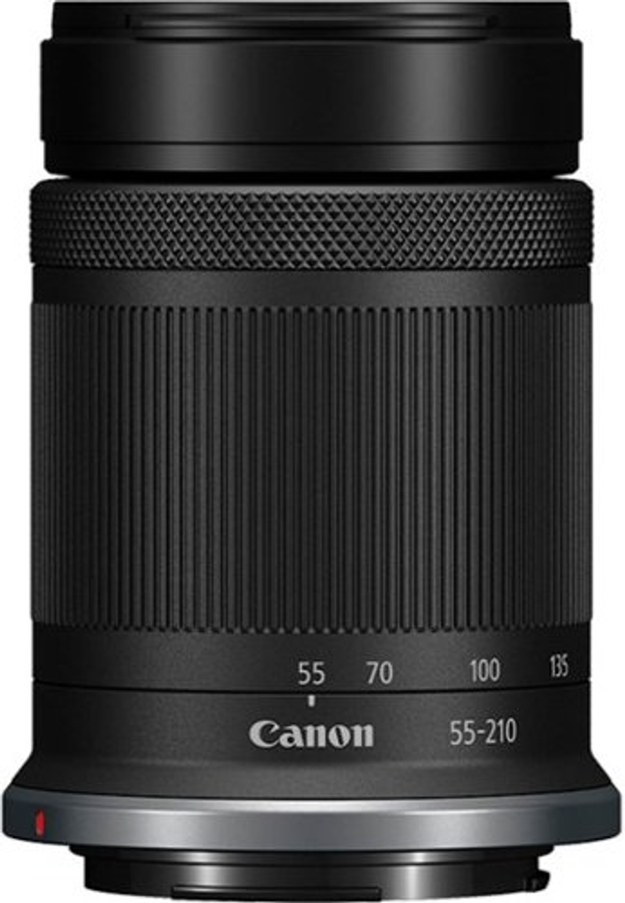 RF-S 55-210mm f/5-7.1 IS STM Telephoto Zoom Lens for Canon RF Mount Cameras - Black