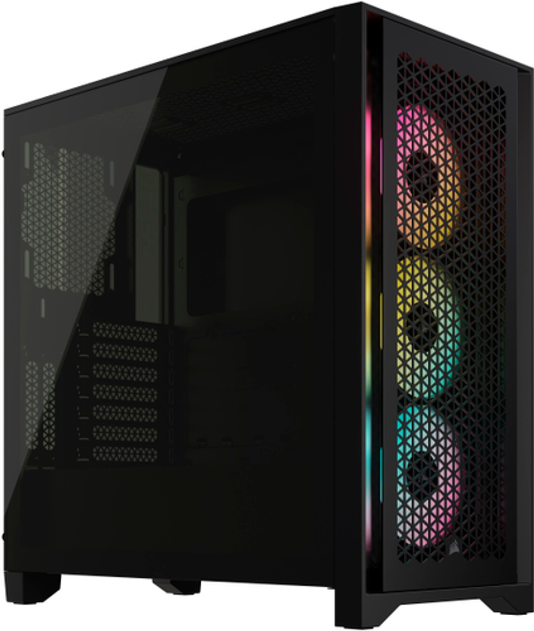 CORSAIR - iCUE 4000D RGB AIRFLOW AXT Mid-Tower Case - Black