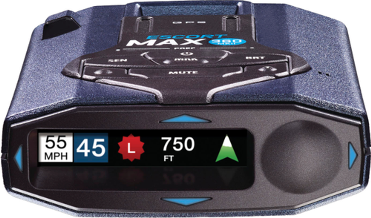 Escort MAX 360 MKII Radar Detector and Laser Detector - Black