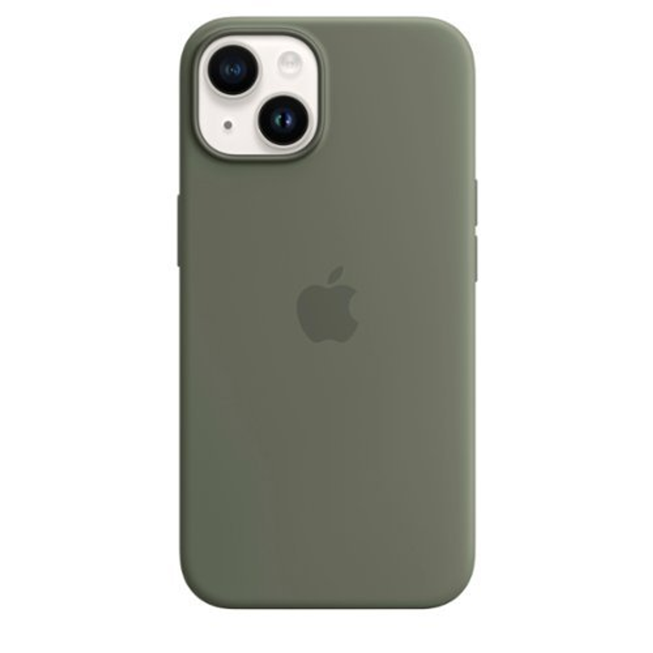 Apple - iPhone 14 Silicone Case with MagSafe - Olive