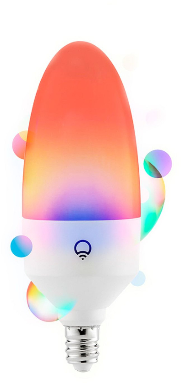 LIFX - COLOR B40 Wi-Fi Smart LED Bulb - Multicolor
