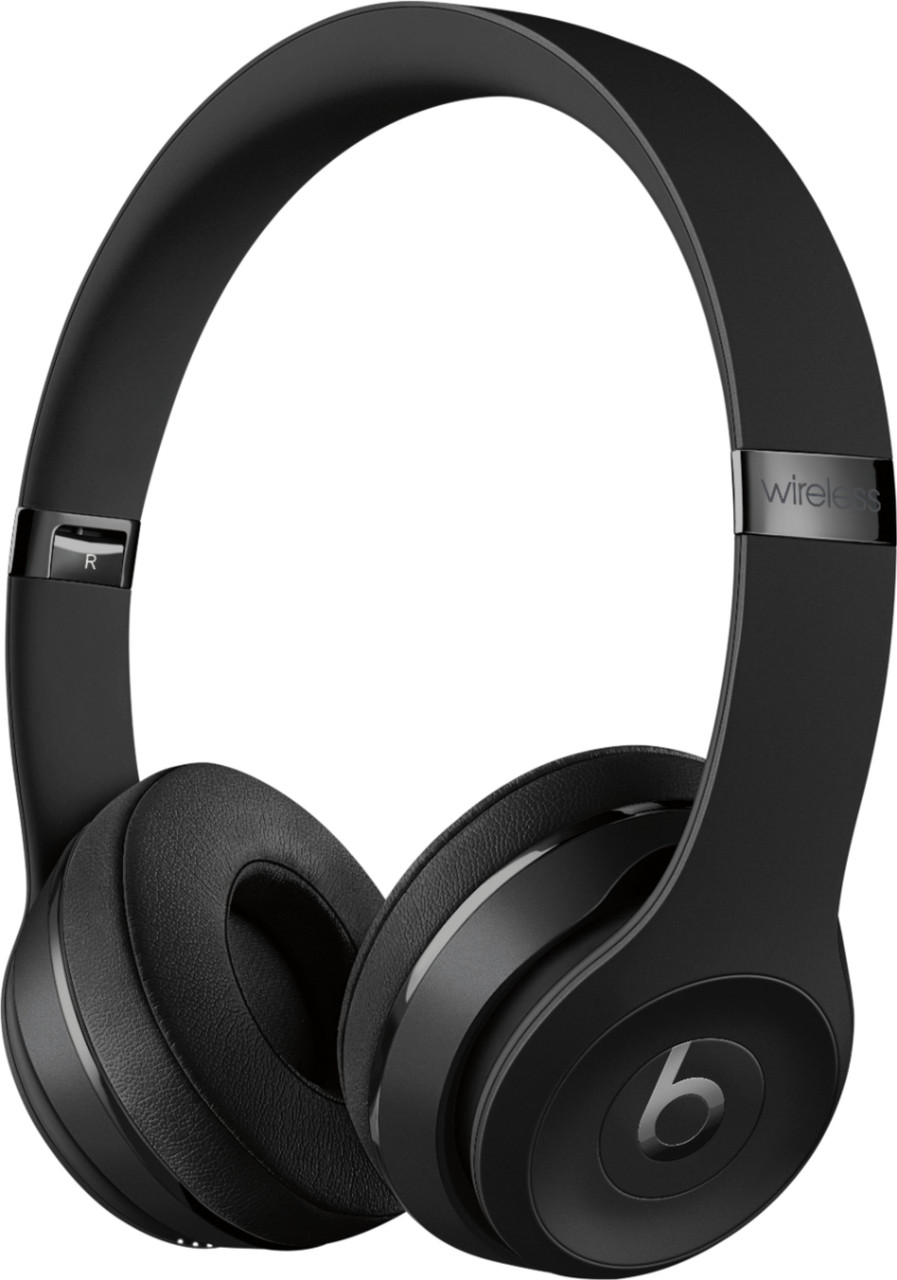 Beats by Dr. Dre - Solo³ The Beats Icon Collection Wireless On-Ear Headphones - Matte Black