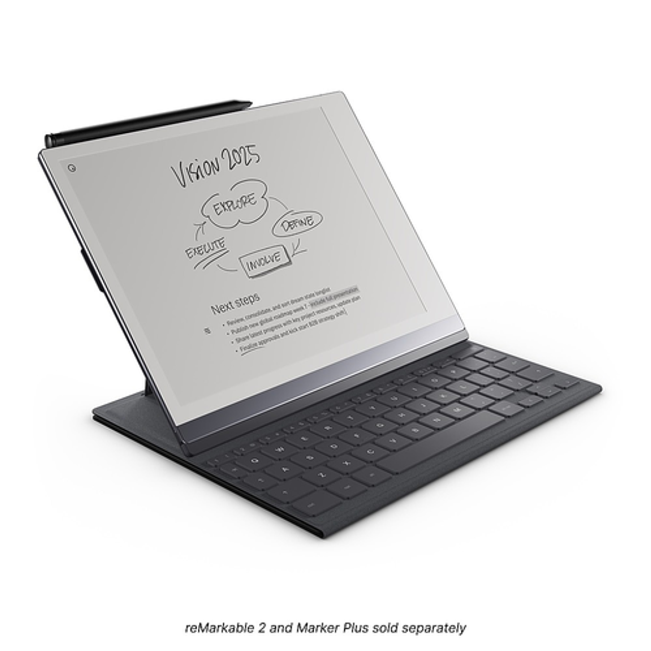 reMarkable 2 - Keyboard Folio for Paper Tablet - Black Ink