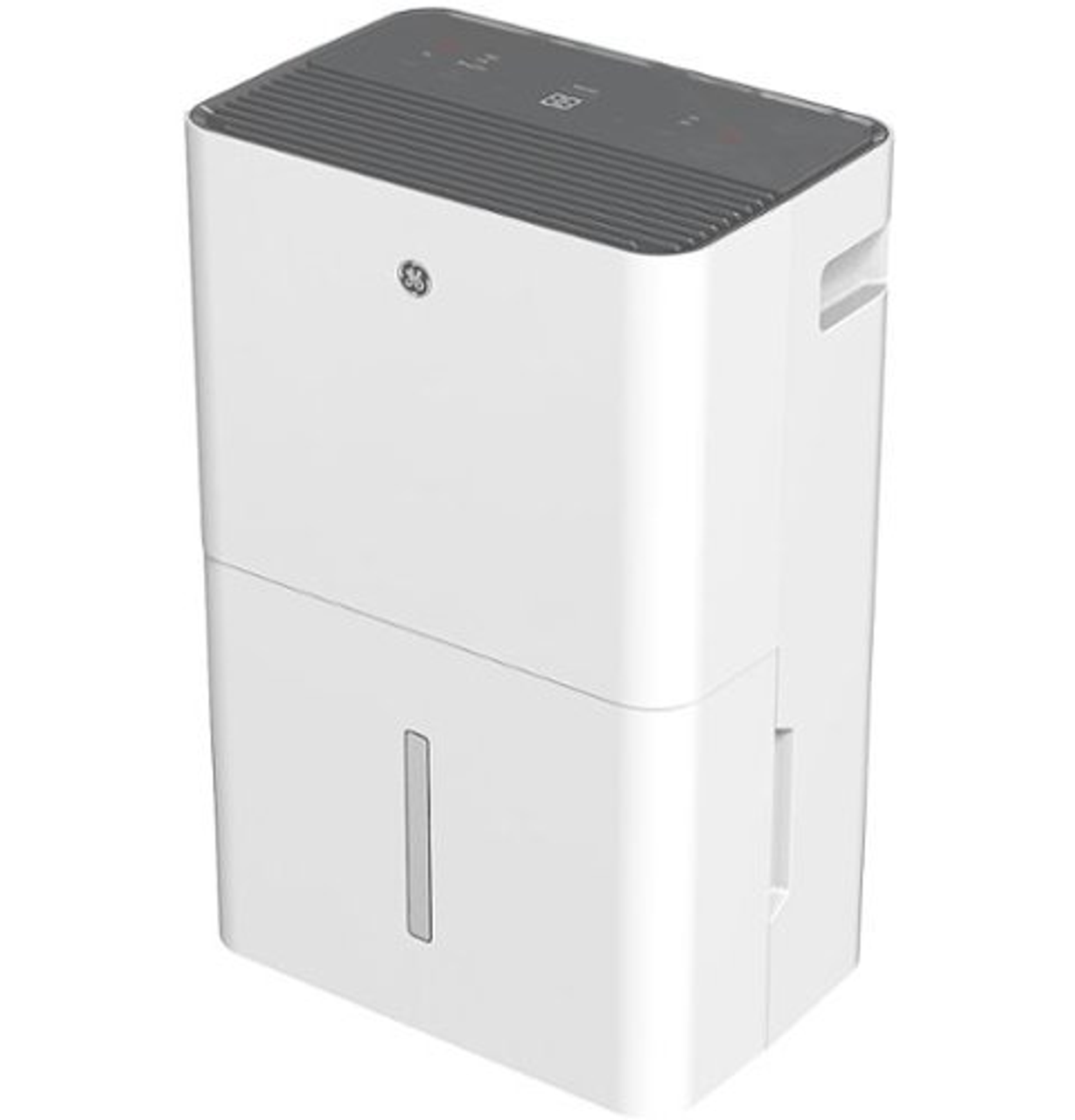 GE - 22-Pint Portable Dehumidifier - White