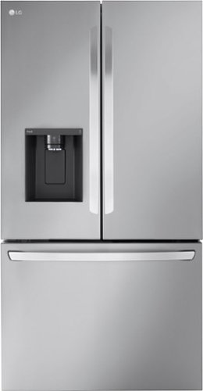 LG - 26 cu ft 3 Door French Door Counter Depth MAX - Stainless steel