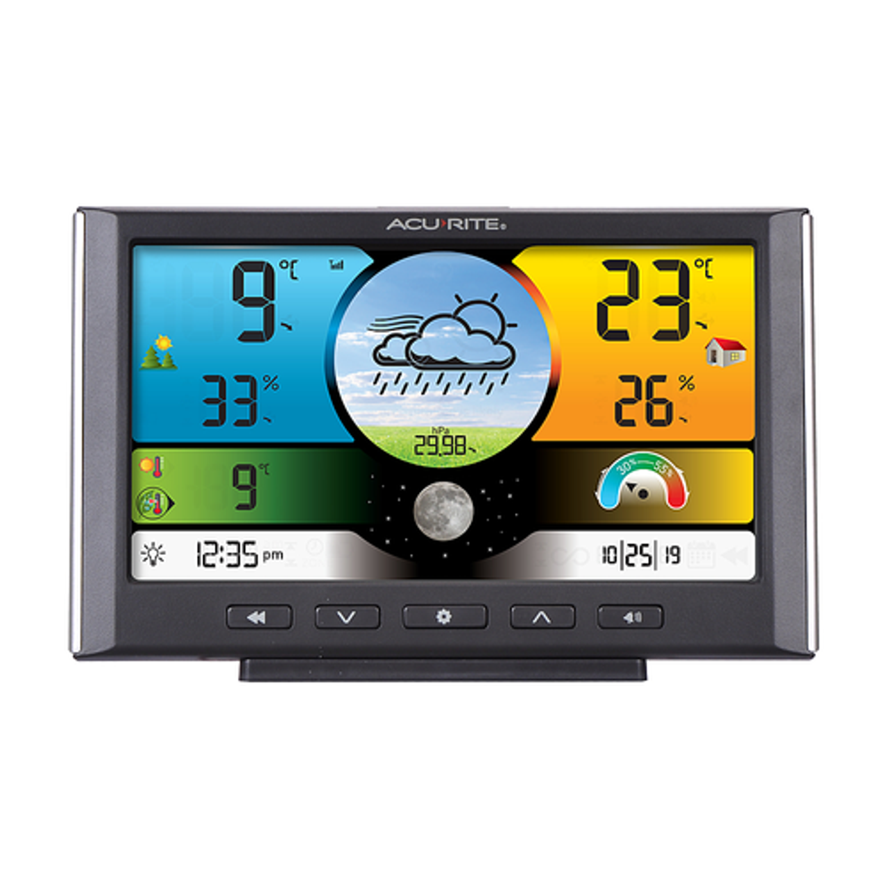 AcuRite - Weather Station with Color Display and Wireless Sensor for Indoor and Outdoor Conditions