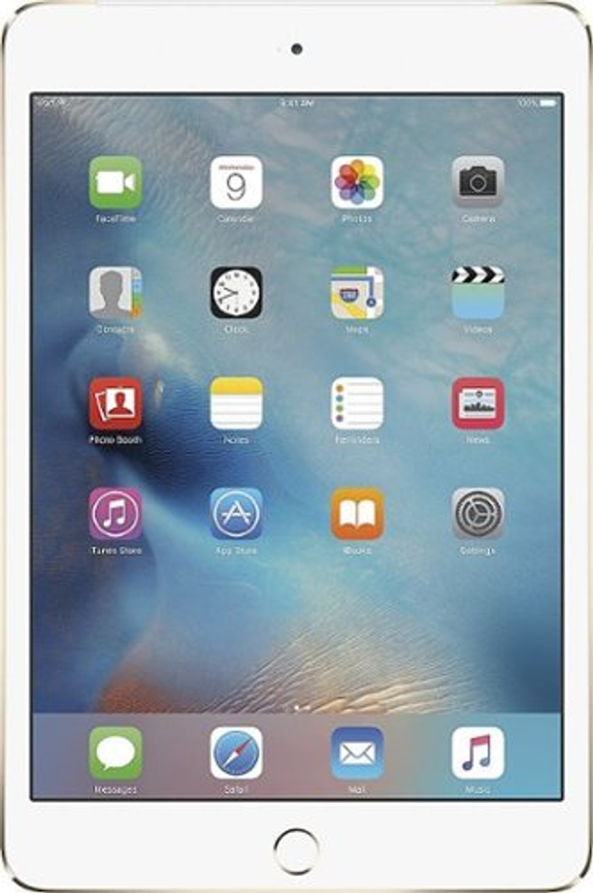 Certified Refurbished - Apple iPad Mini (4th Generation) (2015) - Wi-Fi + Cellular (Unlocked) - 64GB - Gold