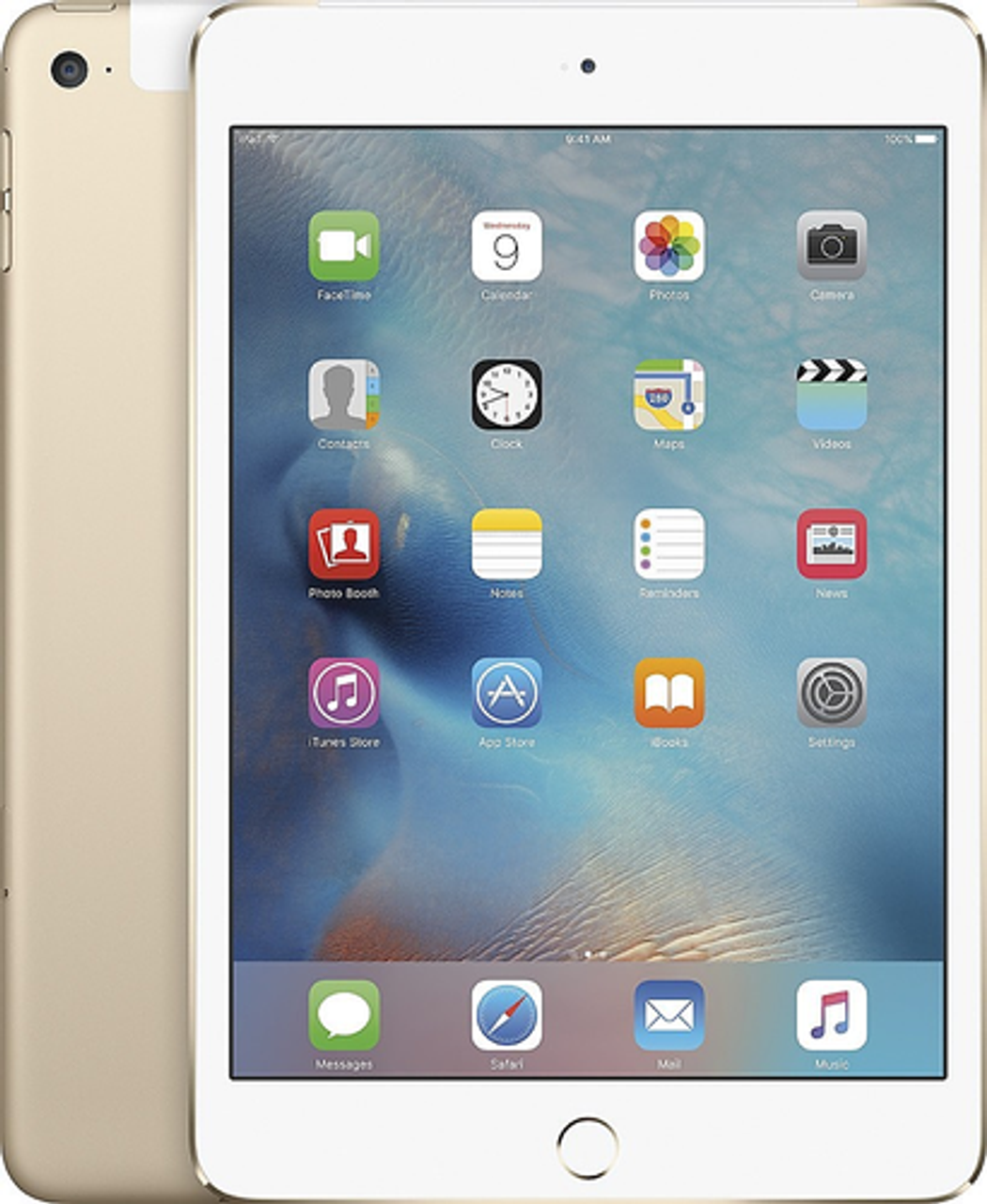 Certified Refurbished - Apple iPad Mini (4th Generation) (2015) - Wi-Fi + Cellular (Unlocked) - 64GB - Gold