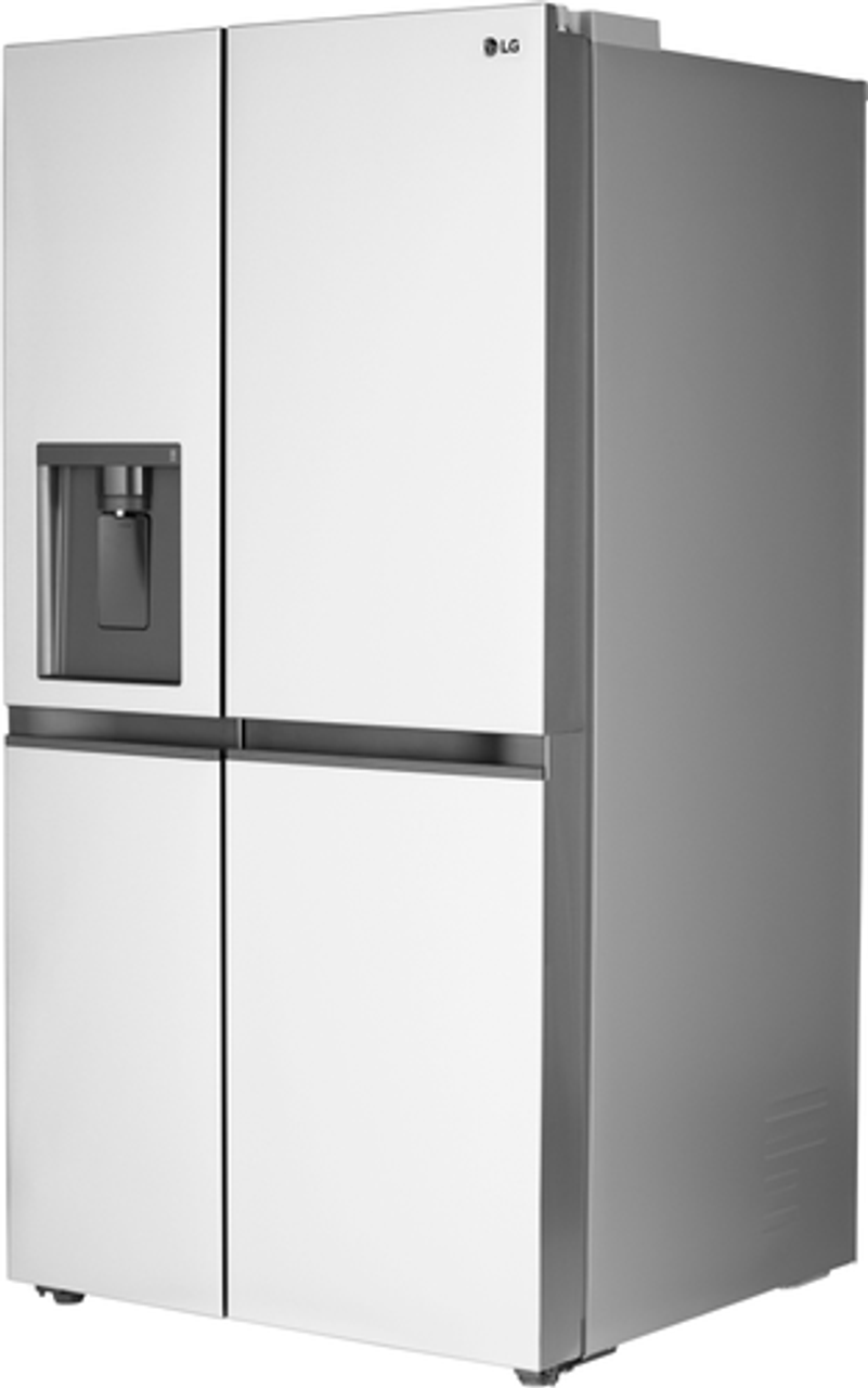 LG - 27.6 Cu. Ft. Side-by-Side Smart Refrigerator - Stainless steel