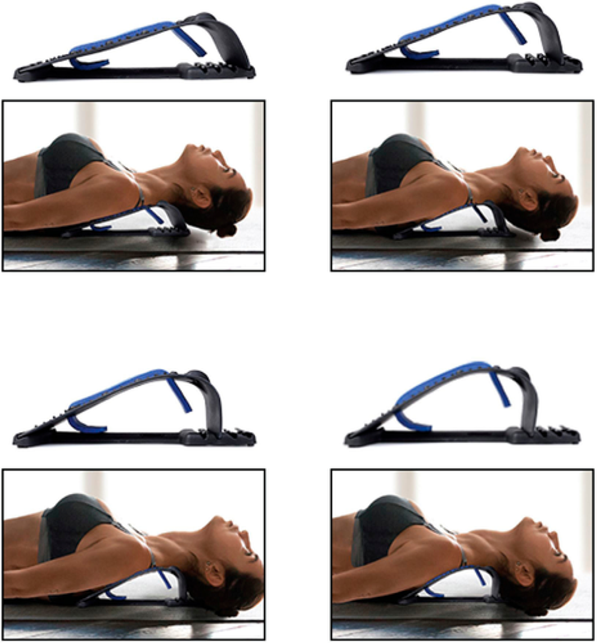 TRAKK - Multi Level Neck Stretching Device - Black/Blue