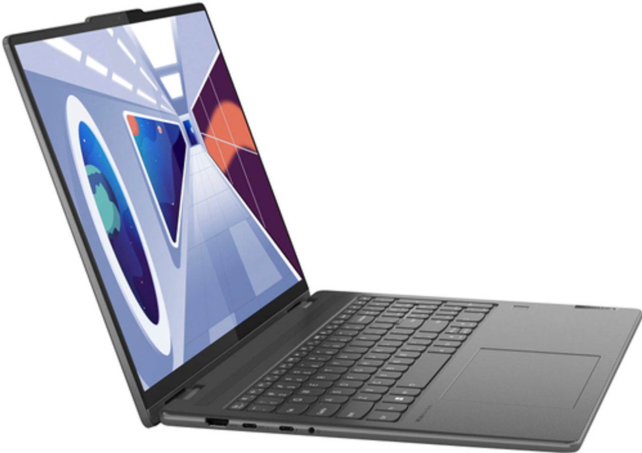 Lenovo - Yoga 7i 16" Convertible Touch-Screen Laptop - Intel Core i7-1355U - 16GB Memory - 512GB SSD - Storm Grey