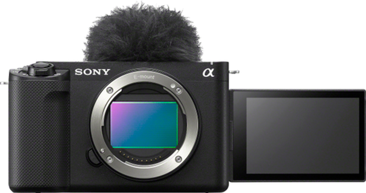 Sony - Alpha ZV-E1 12.1-Megapixel Full-frame Vlog Mirrorless Interchangeable Lens Camera (Body Only) - Black