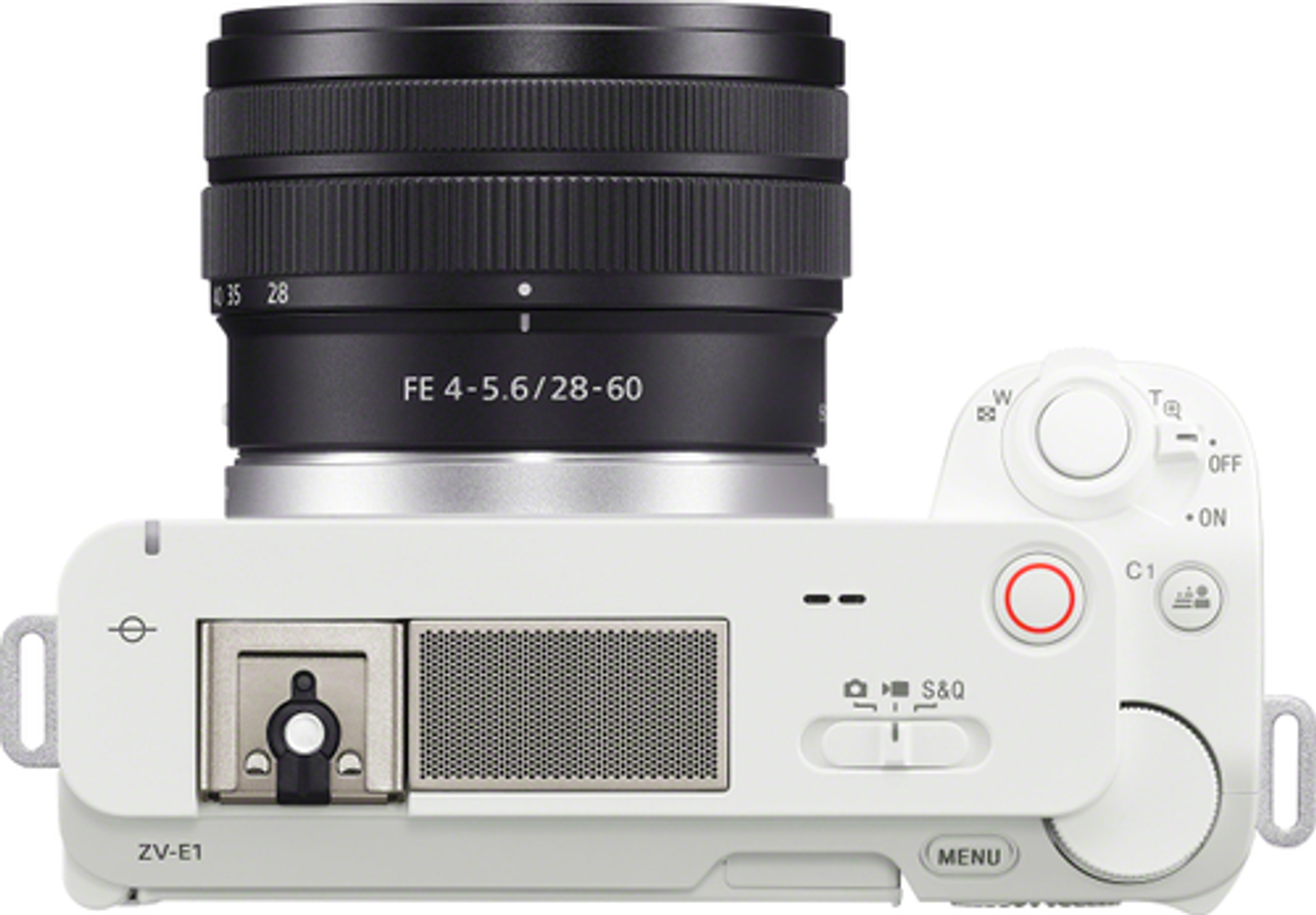 Sony - Alpha ZV-E1 12.1-Megapixel Full-frame Vlog Mirrorless Interchangeable Lens Camera Kit with 28-60mm Lens - White