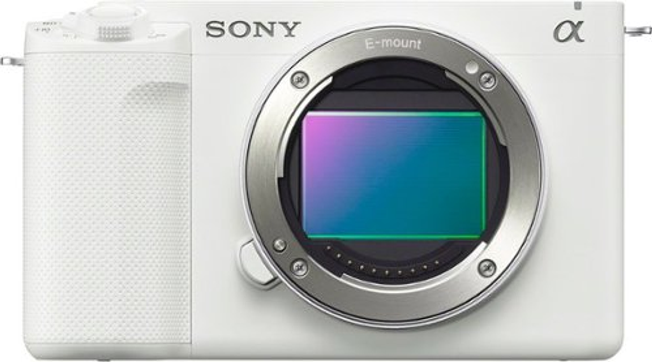 Sony - Alpha ZV-E1 12.1-Megapixel Full-frame Vlog Mirrorless Lens Camera (Body Only) - White