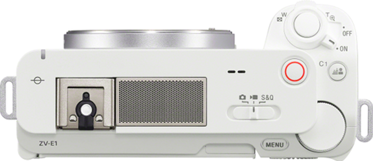 Sony - Alpha ZV-E1 12.1-Megapixel Full-frame Vlog Mirrorless Lens Camera (Body Only) - White