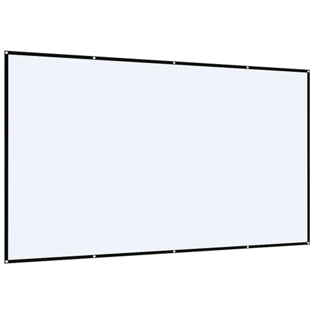 GPX - 130" Indoor Soft Projection Screen - White