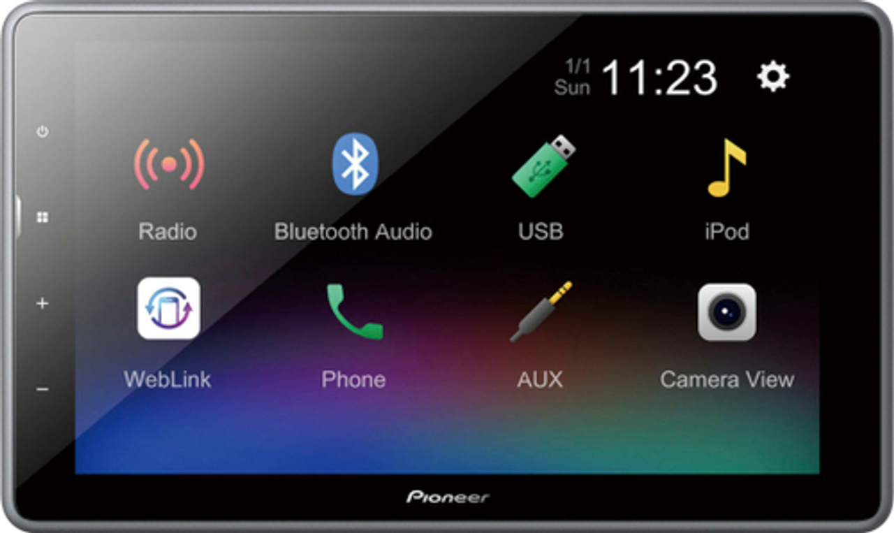 Pioneer - 9" - Vozsis with Amazon Alexa, Bluetooth®, Back-up Camera Ready - Digital Media Receiver - Black