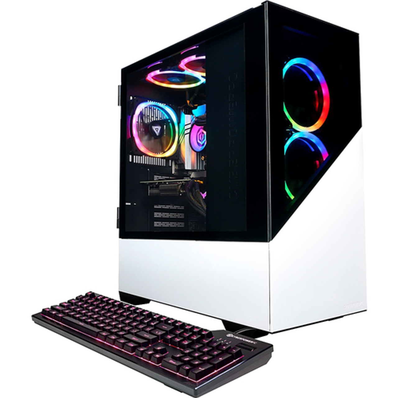 CyberPowerPC - Gamer Supreme Gaming Desktop - AMD Ryzen 9 7900X - 16GB Memory - NVIDIA GeForce RTX 4070 - 2TB SSD - White