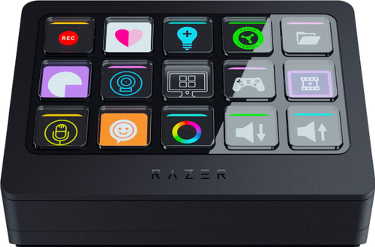 Razer Stream Controller X All-in-one Keypad for Streaming and Content Creation - Black