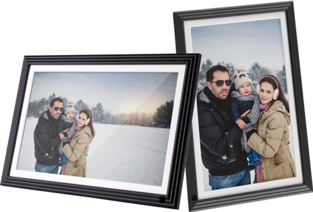 Aluratek - 10.1" LCD Wi-Fi Touchscreen Digital Photo Frame