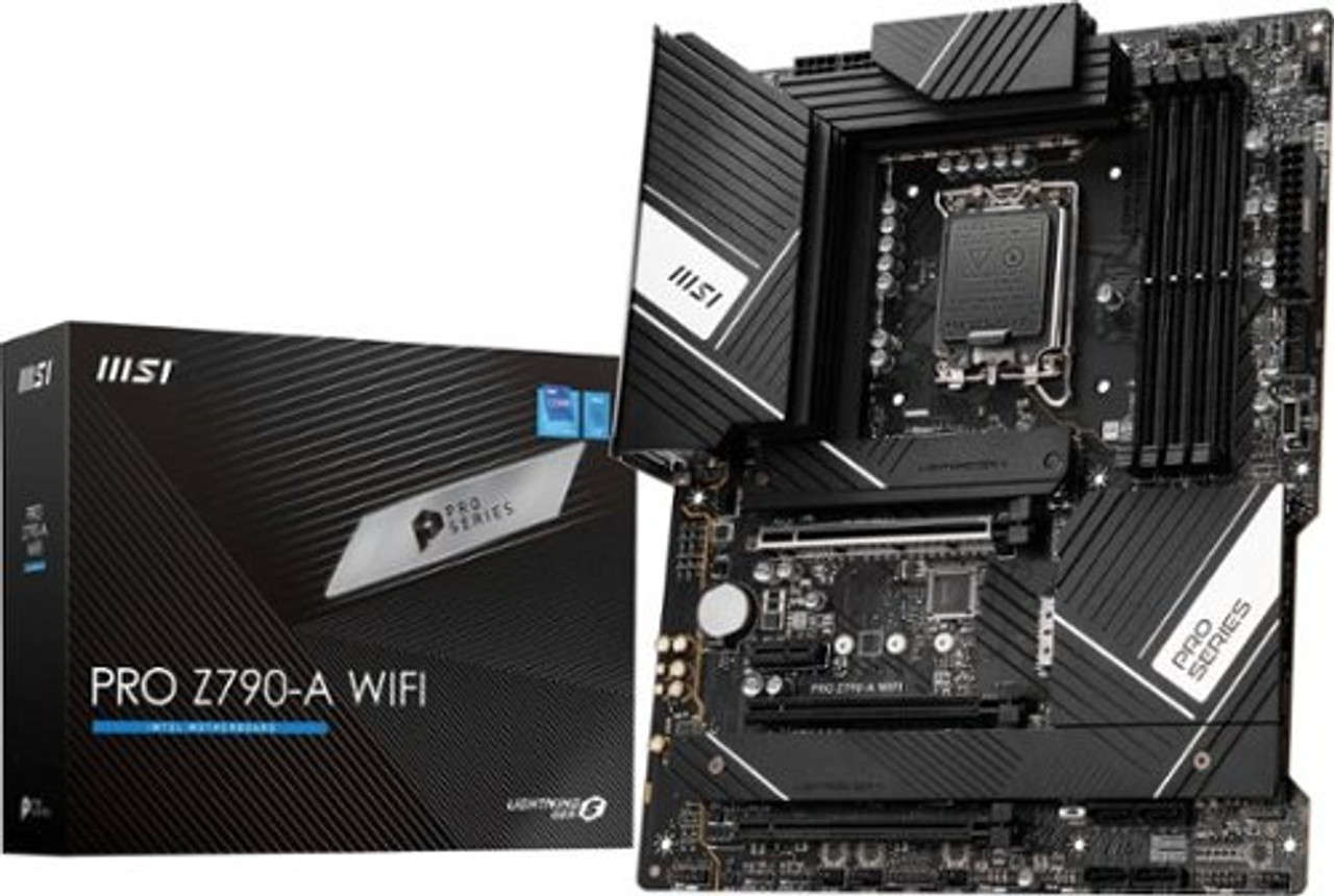 MSI - Pro Z790-A WIFI  Socket 1700 USB 3.2 Intel Motherboard - Black