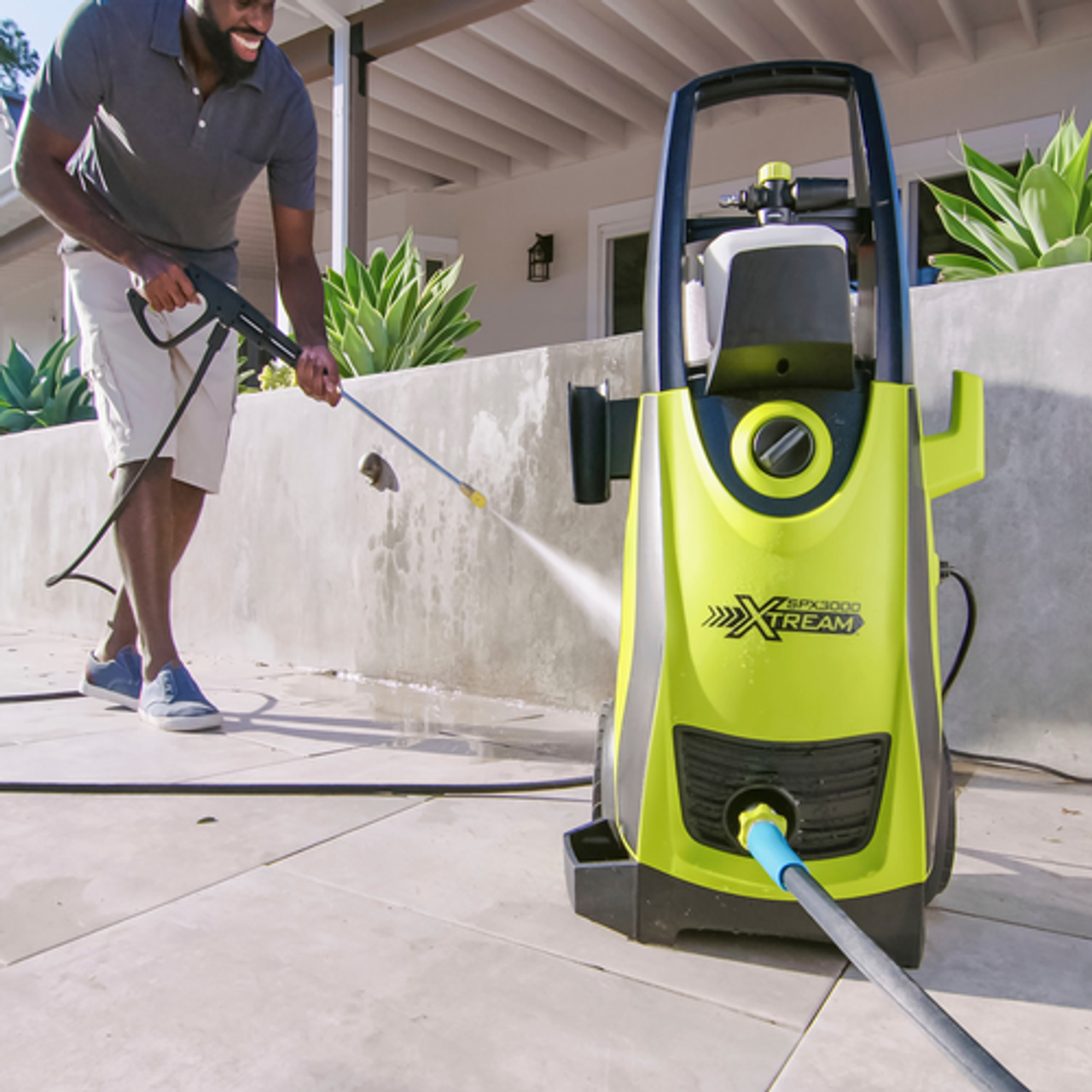 Sun Joe - SPX3000-XT1 XTREAM Clean Electric Pressure Washer 13-Amp 2200 PSI Max - Green