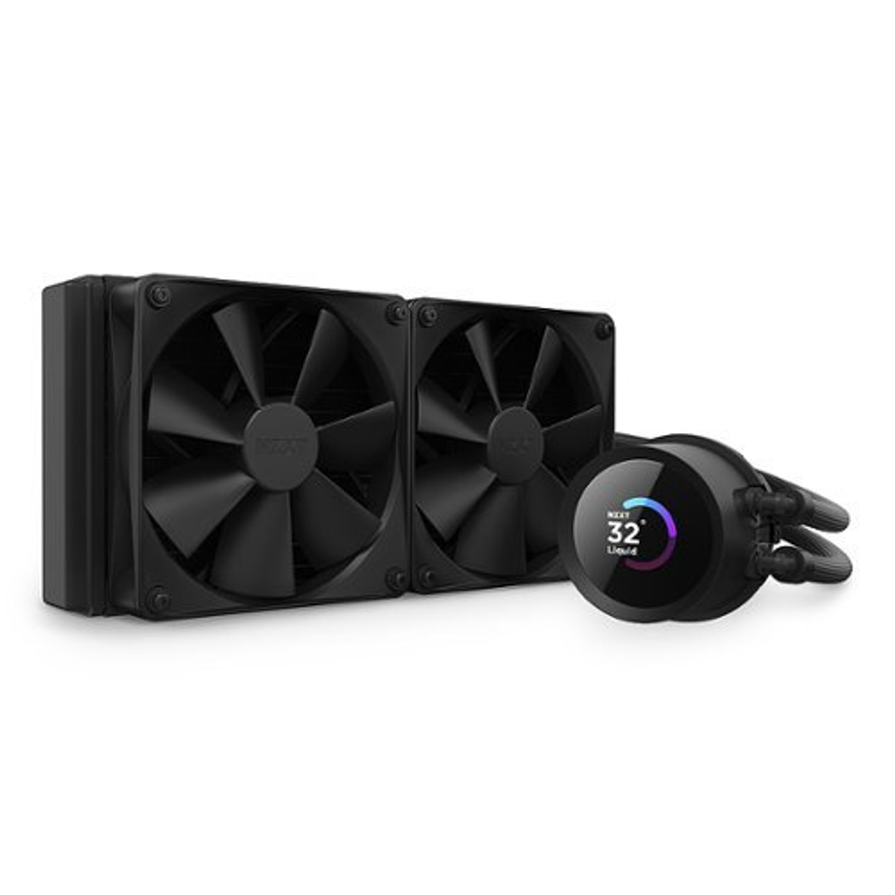 NZXT - Kraken 240 Liquid Cooler with LCD Display - Black