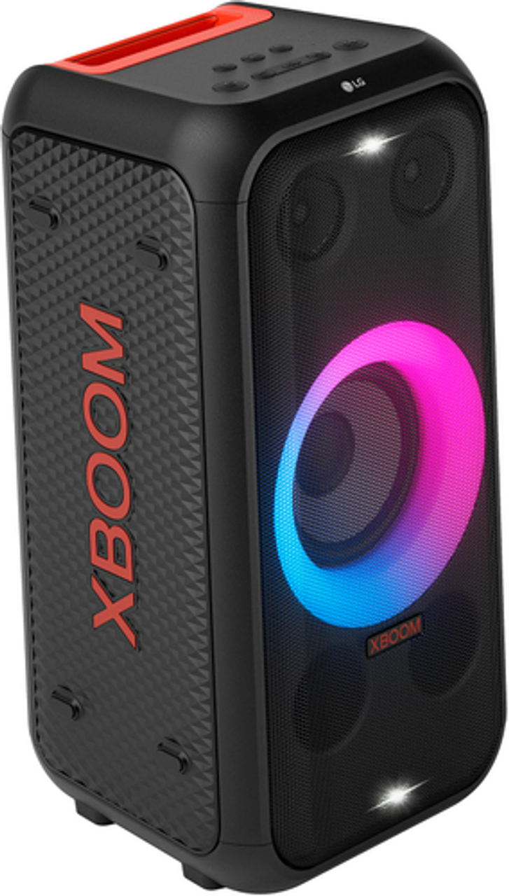 LG - XBOOM XL5 Portable Tower Speaker with LED Lighting - Black