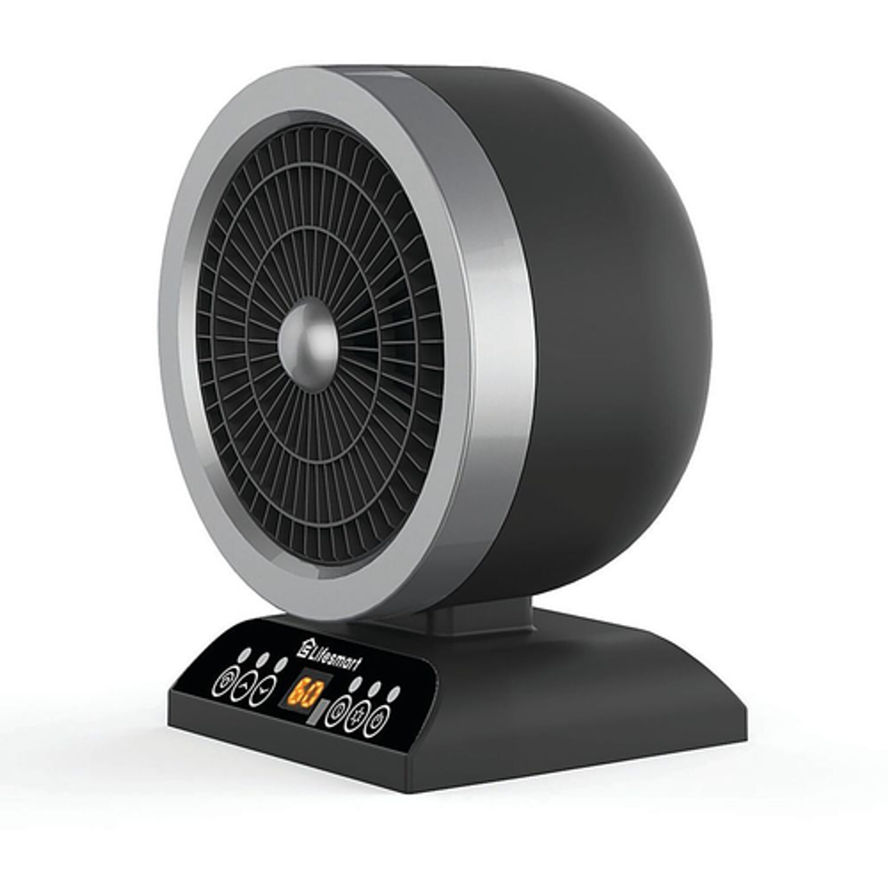 Lifesmart - 1,500-Watt Electric Space Heater - Black