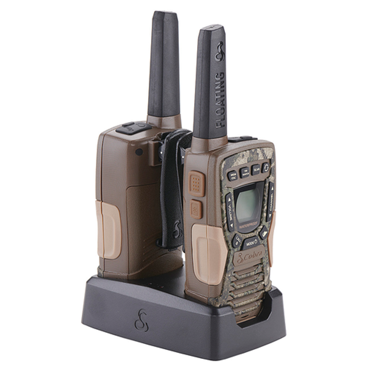 Cobra - 37-Mile, 22-Channel 2-Way Radios (Pair) - Black