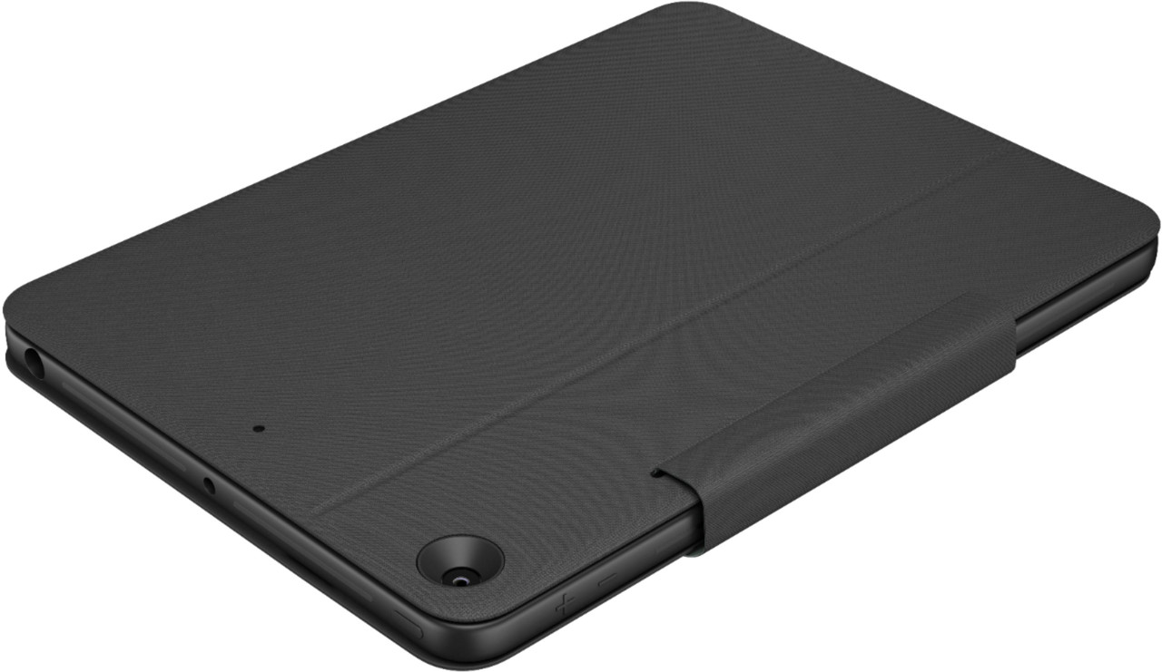 Logitech - Rugged Folio Keyboard Case for Apple® iPad® (7th Generation 2019) - Graphite