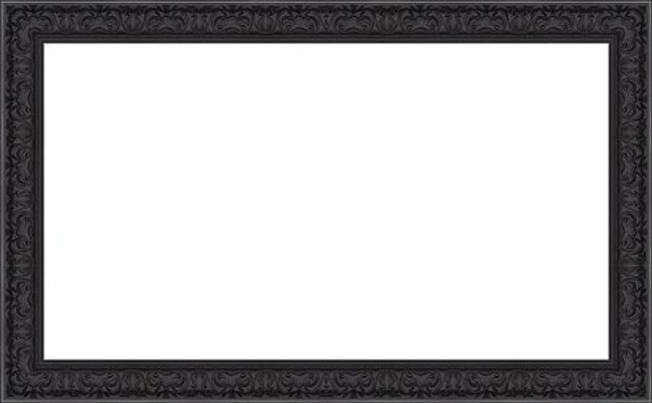 Frame My TV.com - Deco Premiere Bezel for Samsung the Frame TV - 55" - Tuscan Matte Black