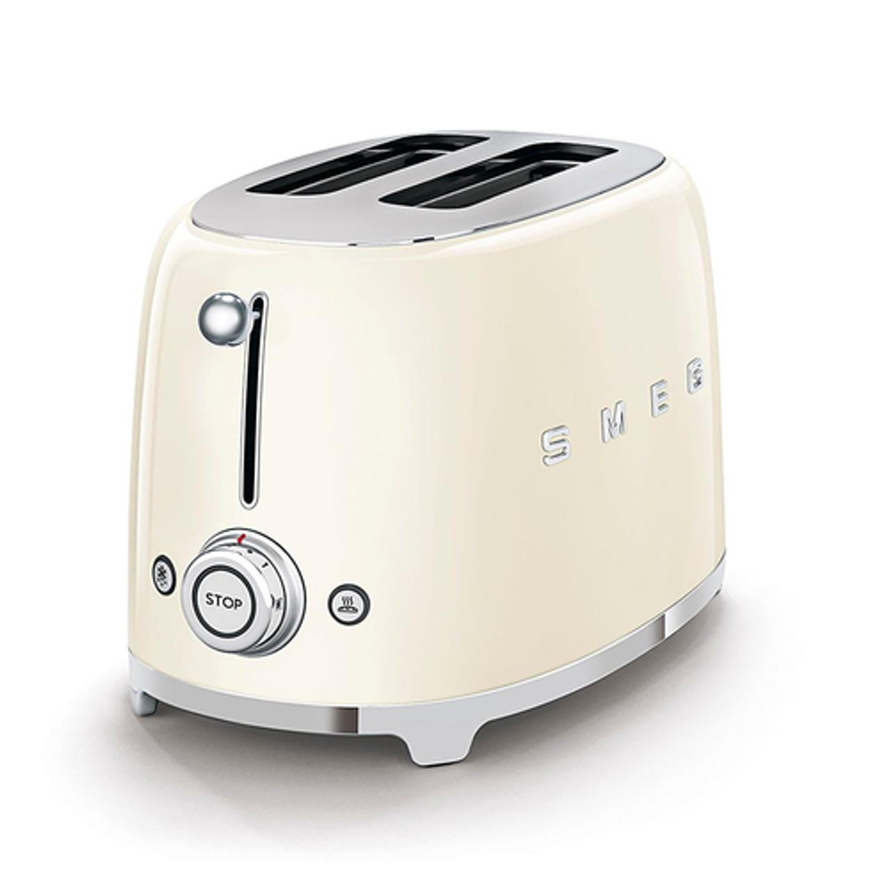 SMEG 2-Slice Toaster TSF01 - Cream