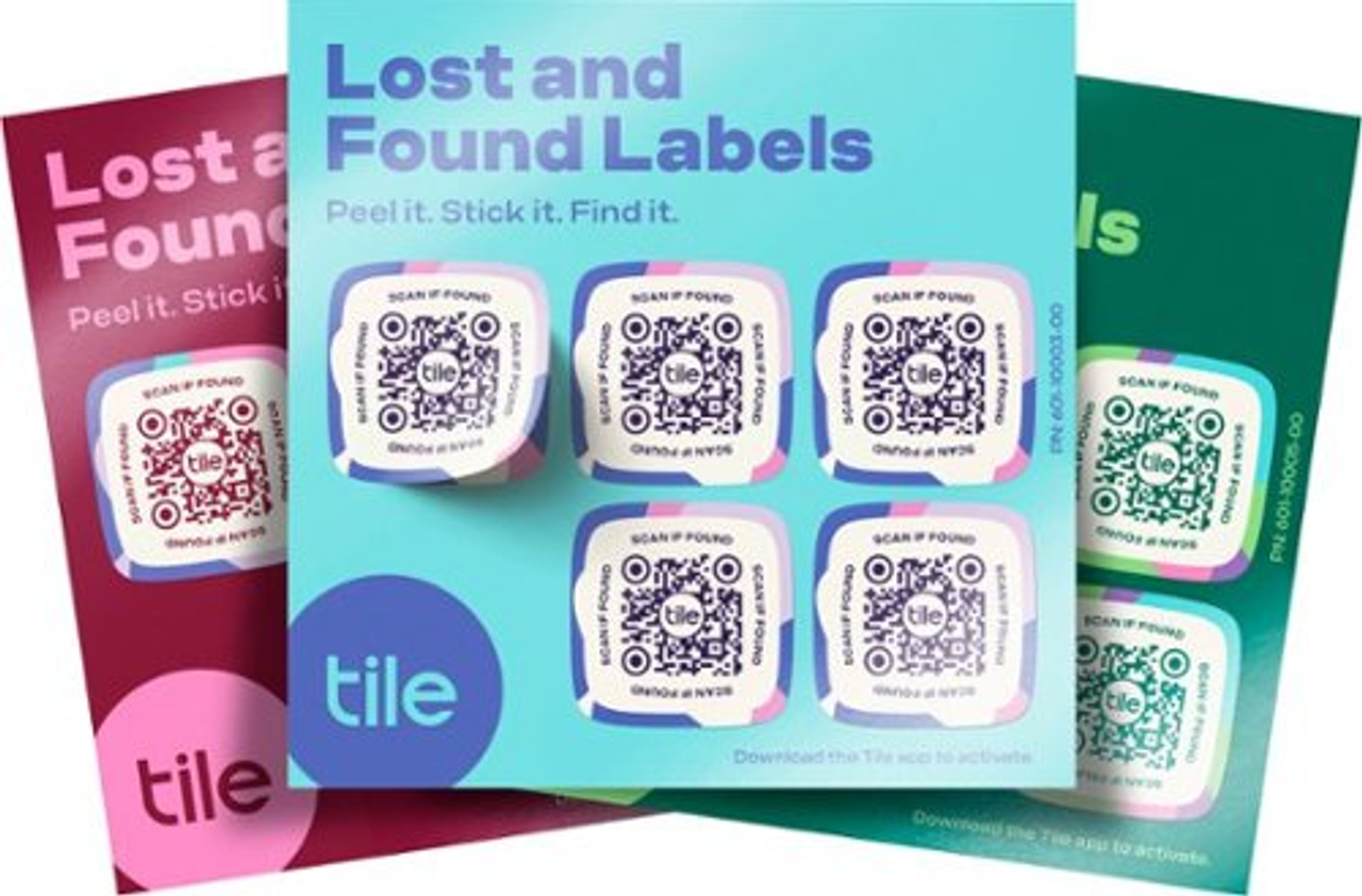 Tile Lost and Found Labels - 15 Labels