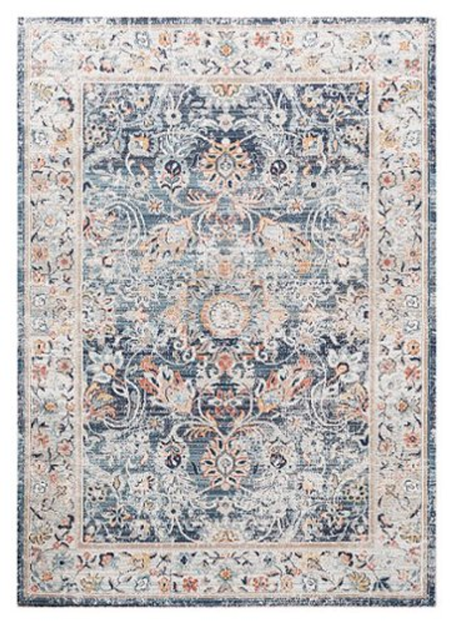 Kaleen - Deya Collection Blue 7'10" x 10'2" Area Rug - Blue