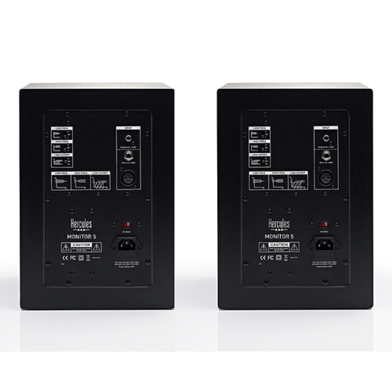 JAM - Monitor 5: 2 x 80 watts Bi-Amplified Monitoring Speakers - Black