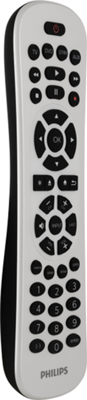 Philips 4-Device Universal Remote, Backlit, White – SRP6012W/27