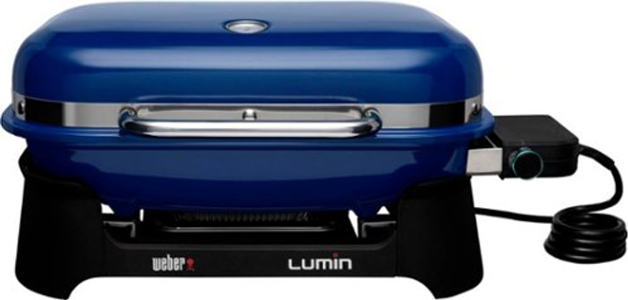 Weber - Lumin Electric Grill - Deep Ocean Blue