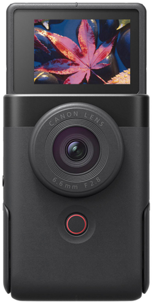 Canon - PowerShot V10 4K Video 20.9-Megapixel Digital Camera for Vloggers and Content Creators - Black