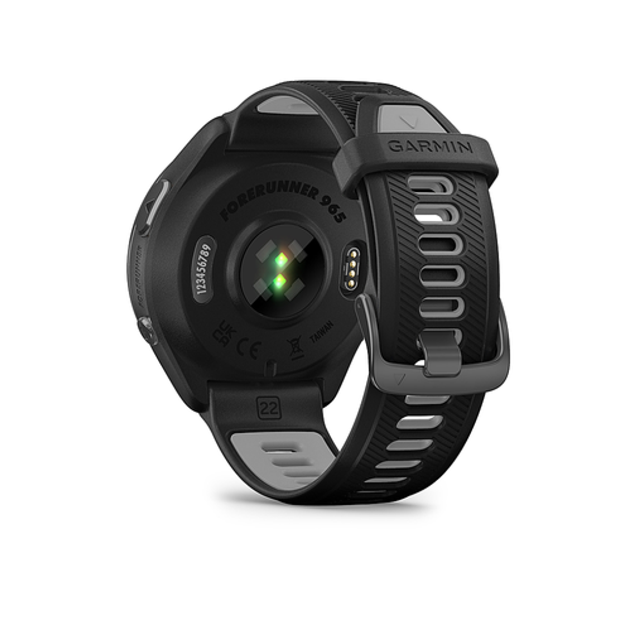 Garmin - Forerunner 965 GPS Smartwatch 47 mm Fiber-reinforced polymer - Carbon Gray TLC/Titanium