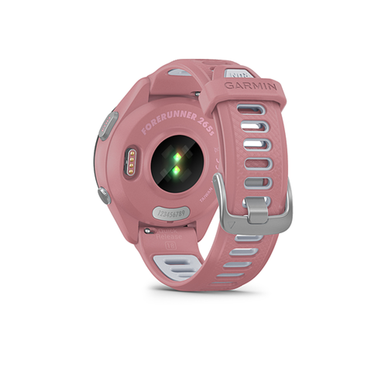 Garmin - Forerunner 265S GPS Smartwatch 42 mm Fiber-reinforced polymer - Black/Light Pink
